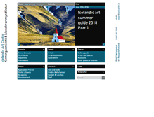 Tablet Screenshot of icelandicartcenter.is